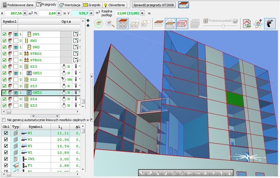 Audytor OZC 3D – zintegrowane projektowanie