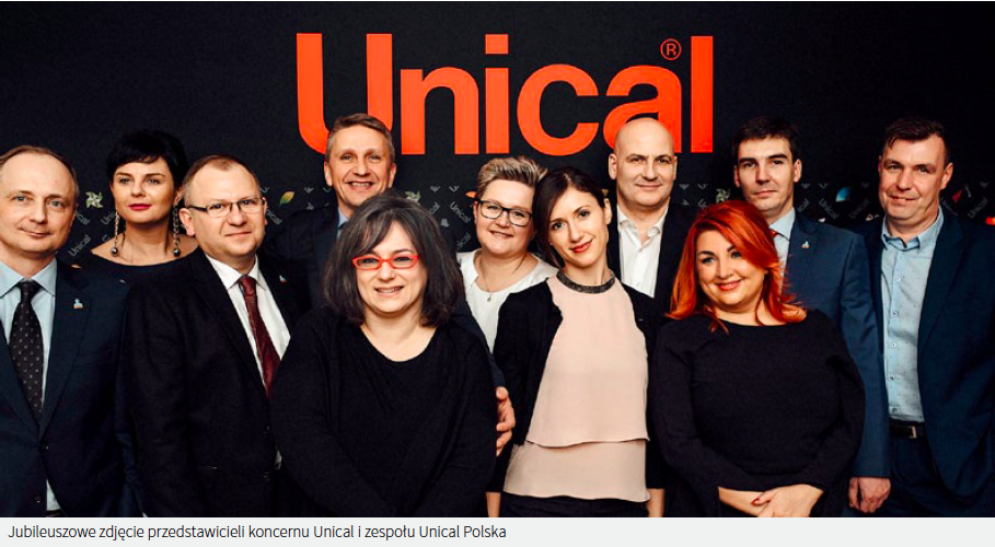 Unical już 10 lat w Polsce