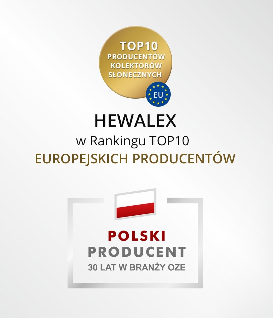 Hewalex w TOP10 europejskich producentów kolektorów